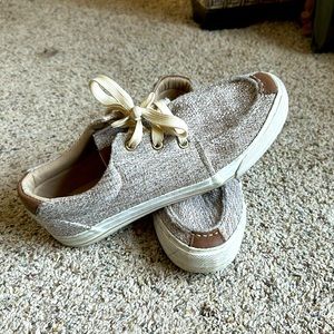 Roper sneakers, neutral tones - very comfy!